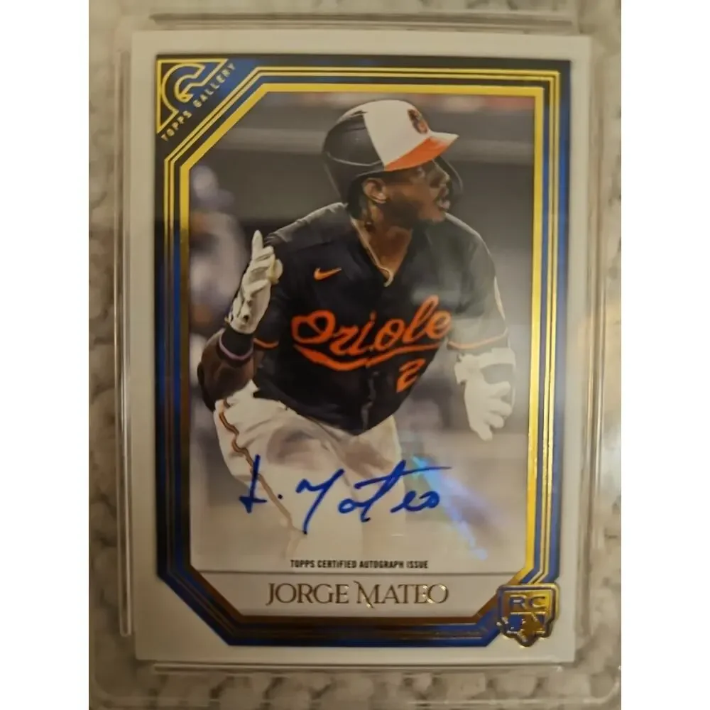 2021 Topps Gallery Rookie Auto Jorge‎ Mateo # RA-JMA Baltimore Orioles RC #23/25